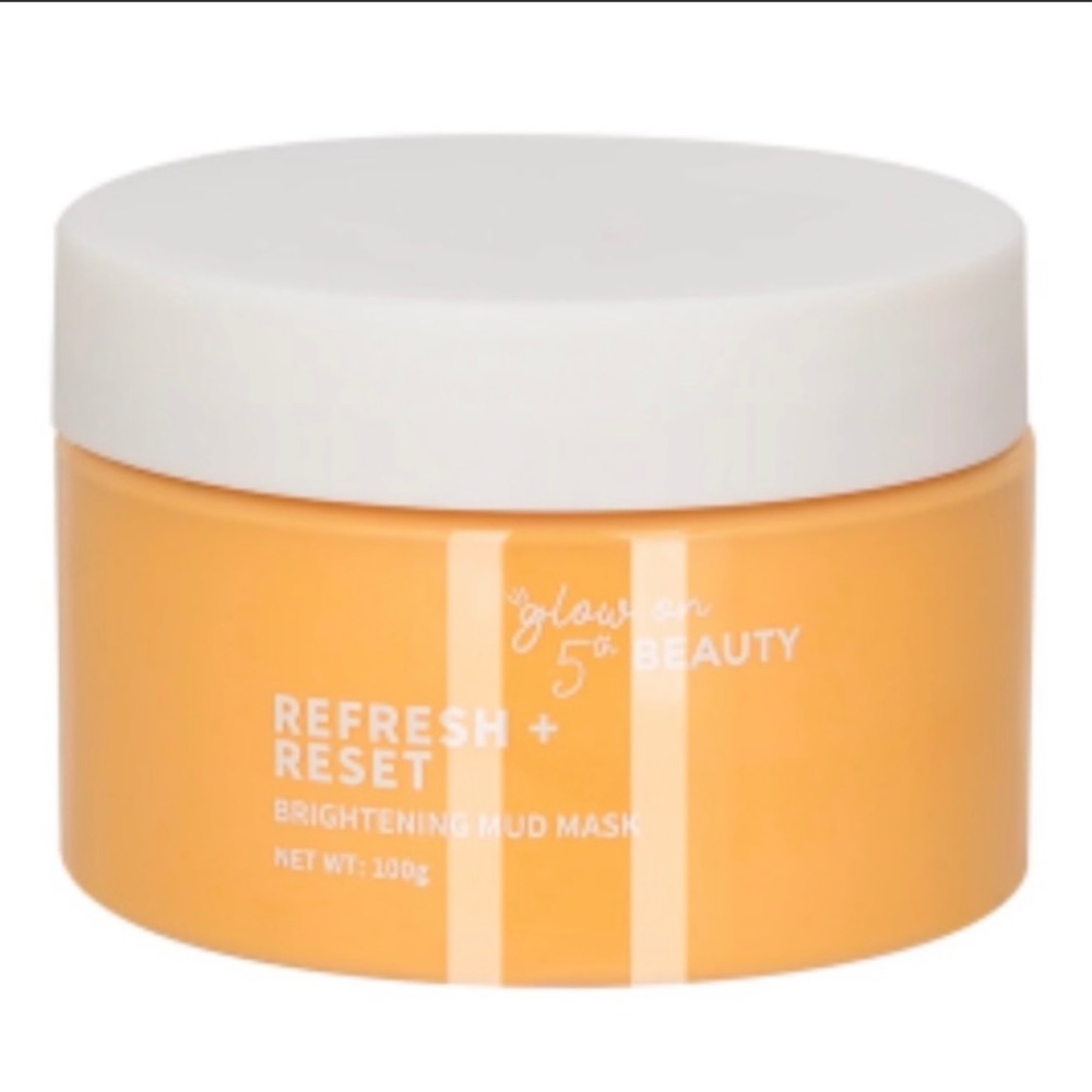 💥HP💥•NIP•Sephora Glow On 5th Beauty Refresh + Reset Brightening Mud Mask - Picture 3 of 7
